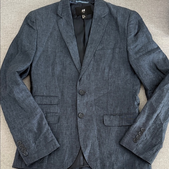 H&M Other - H&M Men's blue linen Blazer